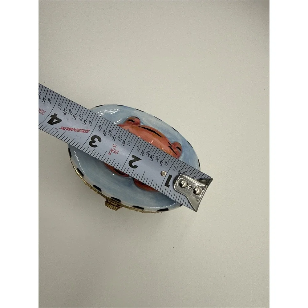 Vtg Crab Trinket Jewelry Box Eileen Tramonte Zrike Co. Beach Knick Knack